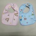 2 Pcs Combo Cotton Waterproof Bibs for Baby - Beautiful Printed Baby Bibs (Multicolor - As Per Stock).