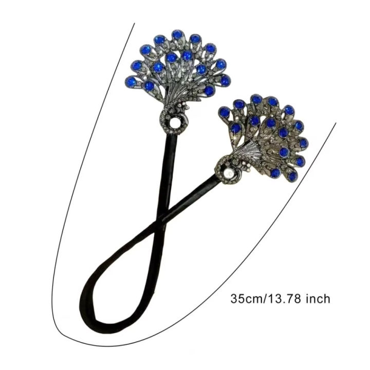 Peacock%20Rhinestone%20Hair%20Bun%20Maker%20Colourful%20Fashion%20Lazy%20Hair%20Curler%20Elegant%20U%20Shape%20Twister%20Curler%20Women%20Hair%20Accessories%20Headband%20Roller%20Hair%20Curler%20Donut%20Bun%20Maker%20Lazy%20Hairpin%20Hair%20Bow%20Twisted%20Korean%20Style%20Accessories%20Tool%20Women's%20Style%20-%20Image%208