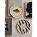 .French Simplicity Bamboo Fiber Disc Wind Salad Dessert Plate Fruit Plate Dinner Plate.