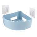 1 pcs Triangle Bath And Kitchen Corner Storage Shelf With Sticky Sticker Plastic kitchen Bathroom Shelves - bathroom corner shelf. 