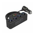 4 Ways Multi Socket Car Cigarette Lighter Splitter Power Adapter 12v-24v Fast Charger Plug Phone Power Adapter. 
