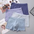 Junior High School Student Men's Underwear Youth Pure Cotton Boxer Brief Breathable Boys Boxer Briefs Male High School Student Fashion.