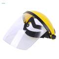 3xProtective Shield Head-Mounted Face Eye Shield Screen Grinding Clear. 