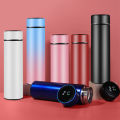 Smart Flask - Portable Stainless Steel Vacuum Thermal Flask with LED Temperature Display.