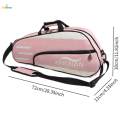 Badminton Racquet Bag Sport Bag Tennis Racket Bag for Tennis Enthusiasts Pink. 