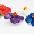 BIT.FLY 10PCS Hawaii party Hibiscus flowers Summer party DIY decorations Artificial PE hibiscus flower Hula girls headwear. 