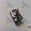 Self-Lock Metal Toggle Switch 14mm Long Head AC 250V 3A 6 Pin 2 Positions SPST ON-OFF Miniature Toggle Latching Switch Self Locking Switch With 14mm Handle For Car Bus Truck CNG. 