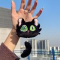 Anime Movie Keychain Anime Cat Suzume No Tojimari Plush Keychain Suzume No Tojimari Plush Toy Anime Daijin Cat Keychain 15cm Soft Sadaijin Black Cat Stuffed Keyring Backpack Pendant. 
