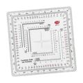LCK51 for Camping MP-5 Topographical for Technical Land Navigation Protractor Coordinate Scale Protractor Map Protractor Measuring Ruler.