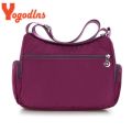 Yogodlns Oxford Waterproof Shoulder Bag Women Casual Crossbody Bag Multifunction Shopping Handbag Large Capacity Messenger Bag.