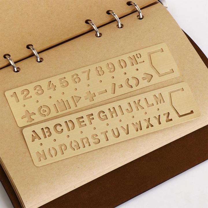 【Worth-Buy】 School Supplies Ruler Bookmark Hollow Numbers Number Letter ...