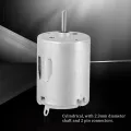 8000RPM 9V 68mA High Torque Magnetic Cylindrical Mini DC Motor Silver. 