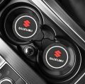 2Pcs/Set Car Coaster Water Cup Bottle Holder Non-slip Mat Car Styling Accessories For SUZUKI. 