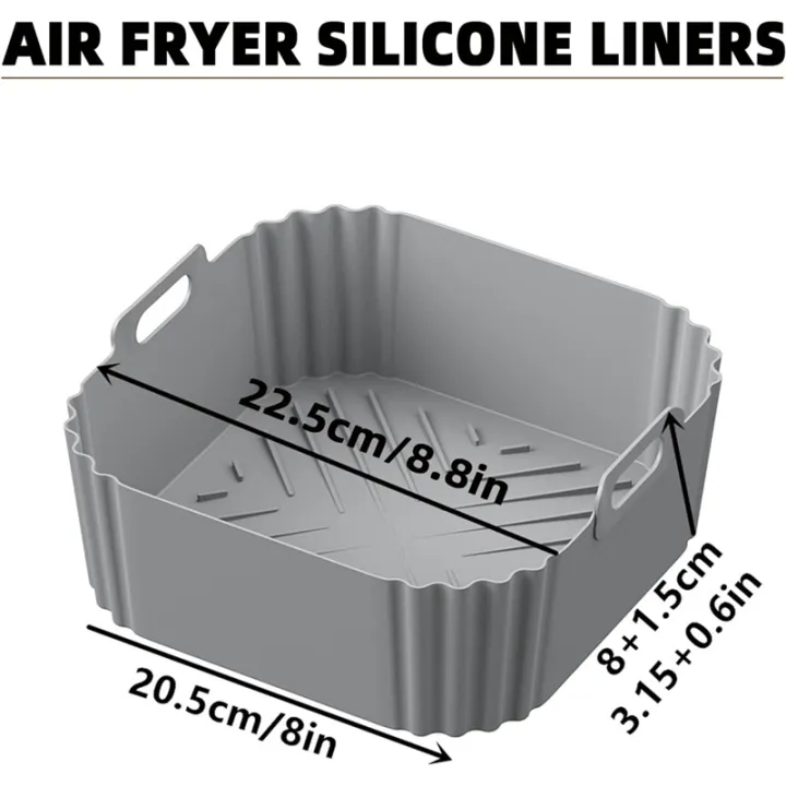 2PCS%20Silicone%20Air%20Fryer%20Liners%20for%20Air%20Fryer%20Pro%20XL%20AF141%20AF140%20AF181%20Square%20Air%20Fryer%20Liners%20Reusable%20Basket%20B%20-%20Image%202