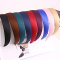 Simple Solid Color Satin Headbands for Women Wide Non-slip Headband Gilrs Colorful Comfortable DIY Hairband Hair Accessories.