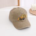 BeQeuewll Toddler Excavator Baseball Hat Embroidery Adjustable Kids Baseball Hat Toddler Boy Girl Birthday Gift. 