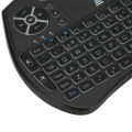 Mini Wireless Keyboard Backlight Lithium Battery Dry Battery 2 In 1 Larger Touchpad A8Black. 