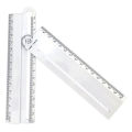 Folding Geometric Drawing Ruler Multifunctional Mathematical Line Circular Drawing Geometry Template Angle Measure Drafting Tool.