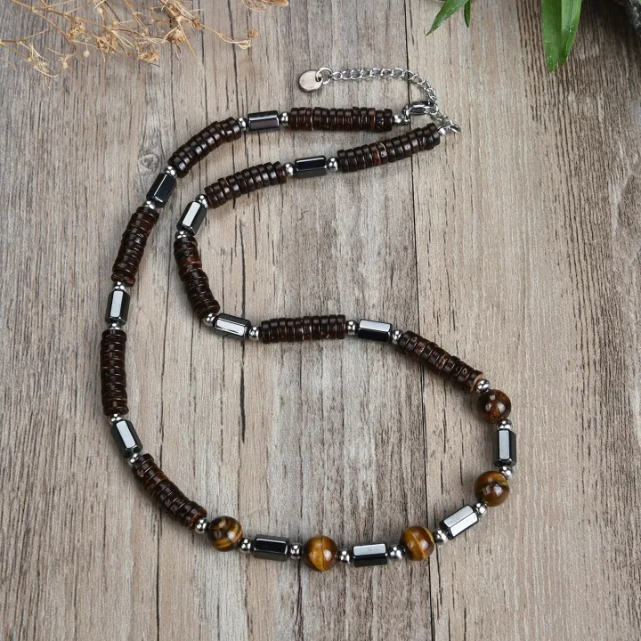 New%20fashion%20natural%20stone%20bead%20necklace%20men%20and%20women%20do%20not%20show%20steel%20jewelry%20pure%20natural%20coconut%20shell%20jewelry%20-%20Image%207