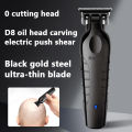 Kemei 2299 Barber Cordless Hair Trimmer 0mm Zero Gapped Carving Clipper Detailer Professional Electric Finish Cutting Machine. 