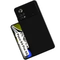 Xiaomi Poco X4 Pro 5G Silicone Matte Flexible Soft Phone Case- Black , Blue - Phone Back Cover. 