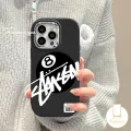 Trendy Brand Stussy Soft Case For Redmi 10A 13C 12 9A 10C 9 12C 9T 9C Note 13 11 12 10 11s 9 8 10s Pro Max Poco X3 Nfc M3 X6 Pro Mi 11 Lite Luxury Metal Lens Candy Color Cover. 