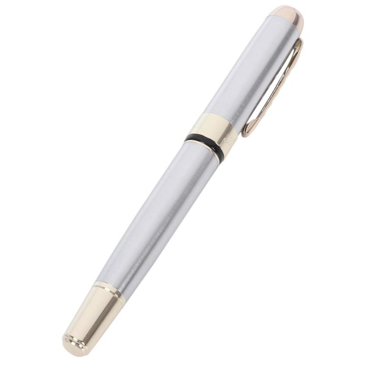 Jinhao 250 Frosted White Gold Fountain Pen M Nib Fountain Pen