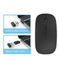 Rechargeable Wireless Mouse with USB Receiver. 