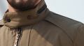 Shohure Khaki color Double part air proof jacket.