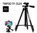 Foldable Camera & Mobile Tripod 3120 Stand with Mobile Clip Holder Bracket Perfect for Streaming and TikTok Videos Tech & Tune - Sale.