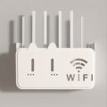 Plastic Wall Hanging ABS Wifi Router Shelf Storage Box Cable Power Organizer Bracket with Cord Management Home Decor.