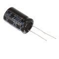 10 Pcs black 2200uF 25V Radial Aluminum Electrolytic Capacitors 1.3*1.3*2.1cm - black.