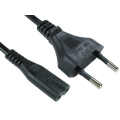 2 - Pin AC Power cable Cord - Black. 