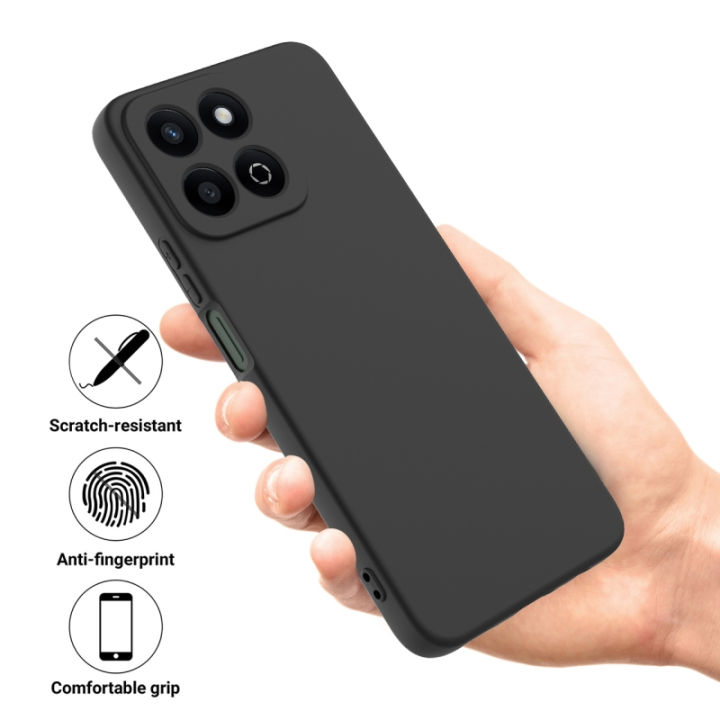 Honor X7c Phone Case Ultra Slim Shockproof Matte Luxury Rubber Skin Liquid Silicone Case For Honor X7c Back Cover