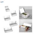 Seasoning Jar Pepper Sugar Storage Container Seasoning Box for Home Two Grids.