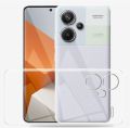 Anti Yellow Unique Case For Xiaomi Redmi Note 13 Pro+ Plus Clear Hard Transparent Phone Back Cover.