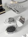 Folding Mini Small Comb Portable Portable Carrying Children's and Women's Mirror Airbag Integrated Compact Massage Cushion Comb. 
