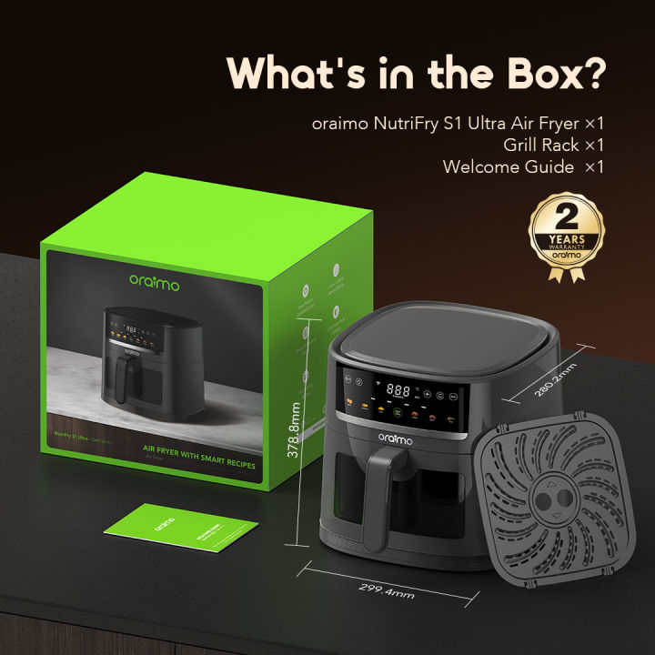 oraimo%20NutriFry%20S1%20Ultra%201500W%206L%20App%20Control%20Full%20Touchscreen%20Air%20fryer(OAF-521A)%20-%20Image%208