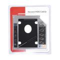 Universal 2nd Hard Disk Drive Caddy For Laptop 12.7mm SATA to SATA. 