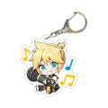 Cartoon Anime Hatsune Miku Keychain Acrylic Cute Key Ring Purse Bag Backpack Car Key Charm Earbud Case Accessory Gift. 