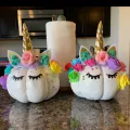 6/8cm White Foam Pumpkin Models Polystyrene Styrofoam Artificial Pumpkins Halloween Decoration DIY Handmade Craft For Kids. 