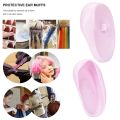 Silicone Ear Covers Reusable Hairdressing Ear Cap Earmuffs Hightlight Ear Shower Caps Waterproof for Hair Dye Shower Colouring. 