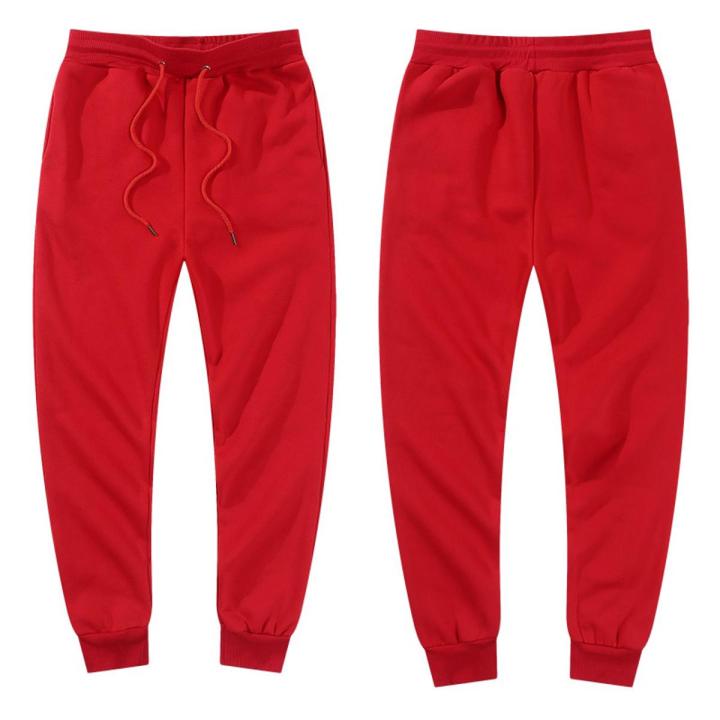 Pants Women Men's Trousers Winter jogging Sweatpants Joggers Casual White Black Red Fleece Loose Fashion 3XL