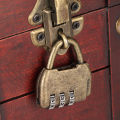 Storage box with password lock handmade exquisite wooden box.
