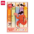 Deli Stationery Direct Liquid Fluorescent Pen Set Simple Transparent Student Exam Key Large Capacity Marker. 