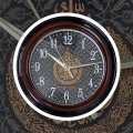 Beautiful stylish wall clock 25.5 cm black.