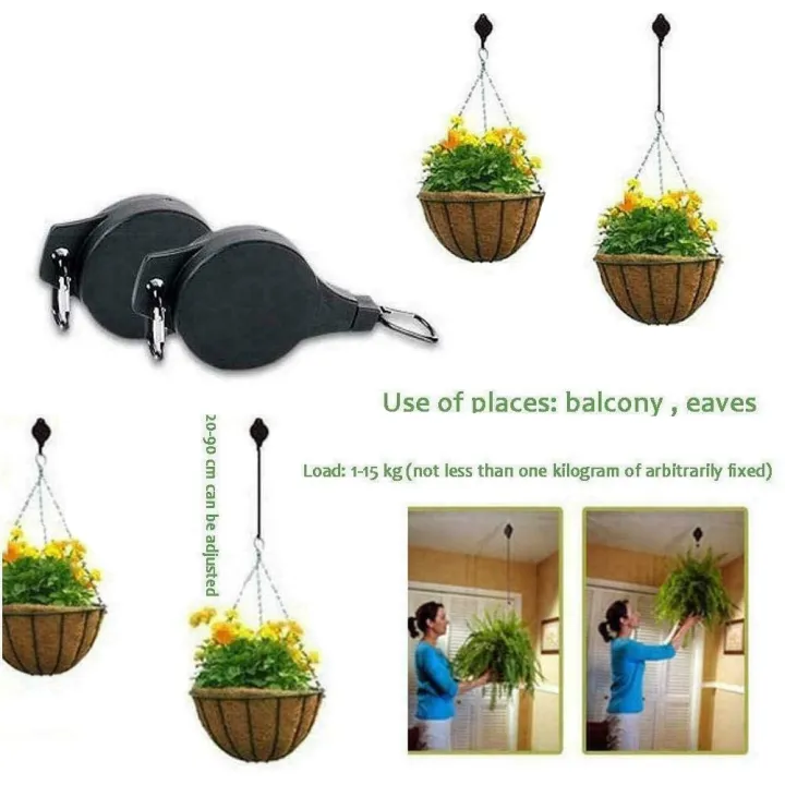 Garden%20Plant%20Pulley%20Retractable%20Hanging%20Hanger%20Adjustable%20Flower%20Pot%20Hooks%20Hook%201Pcs%20-%20Image%205