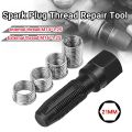 14mm Car Cylinder Head Tap Spark Plug Rethreading Helicoil Thread Repair Tool Kit Spark-plug Hole Sleeve for Repair Parts. 