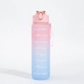 750ML Sports Water Bottle Frosted Gradient Water Cup Drinking Portable Straw Cups Drinkware Outdoor Travel Gym Fitness Jugs. 