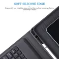 Keyboard Case with Attached Wireless Keyboard Leather Folio Cover For iPad Mini 4/5. 